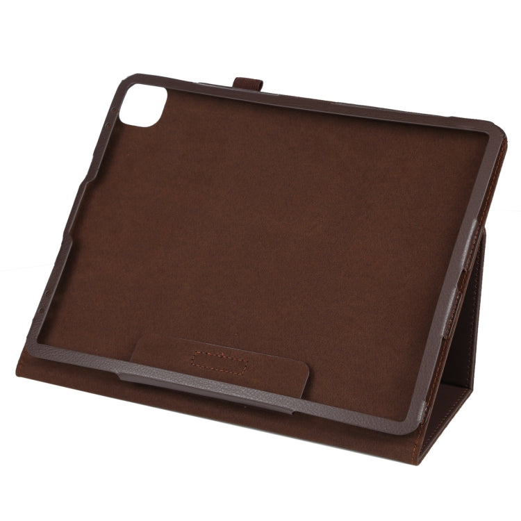 For iPad Pro 13 2025 / 2024 Litchi Texture Solid Color Leather Tablet Case