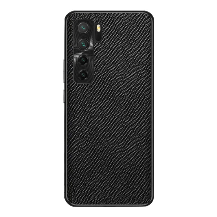 For Huawei nova 7 SE Cross Texture PU Leather Phone Case