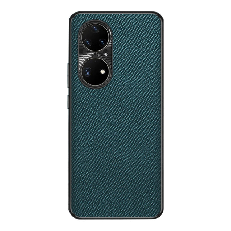 For Huawei P50 Pro Cross Texture PU Leather Phone Case