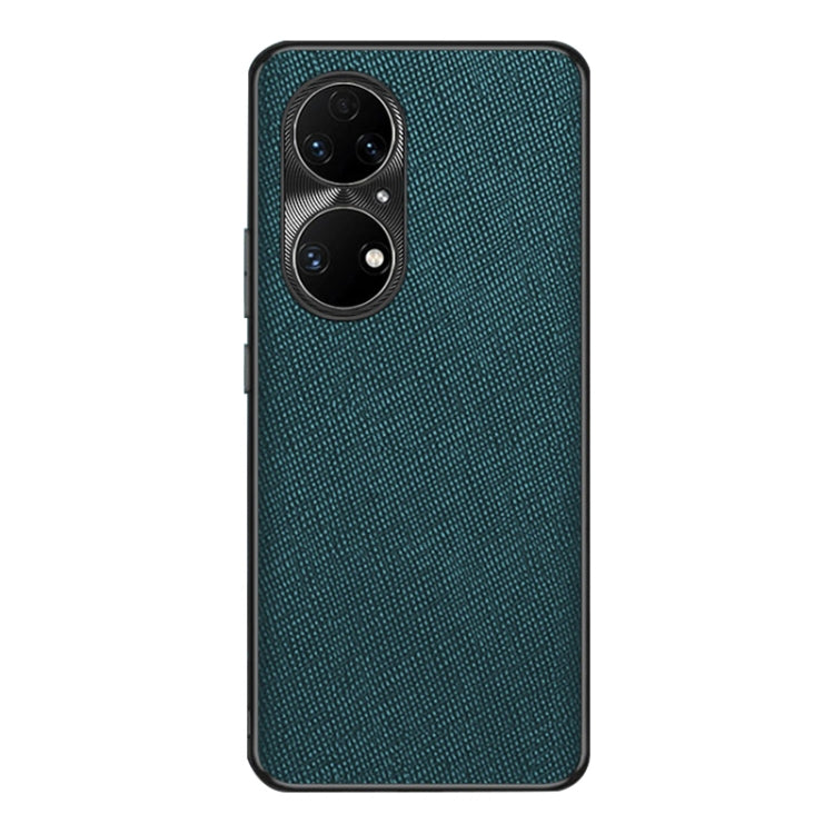 For Huawei P50 Cross Texture PU Leather Phone Case