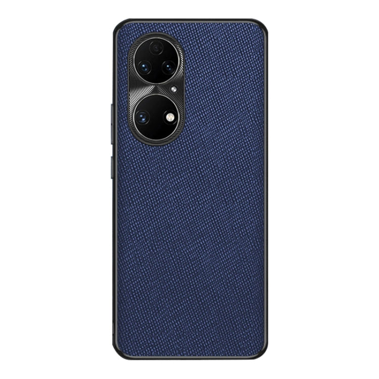 For Huawei P50 Cross Texture PU Leather Phone Case