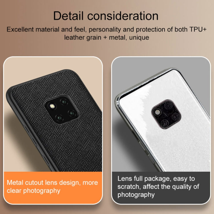 For Huawei Mate 20 Cross Texture PU Leather Phone Case