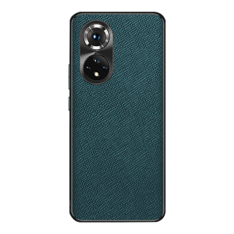 For Honor 50 Cross Texture PU Leather Phone Case
