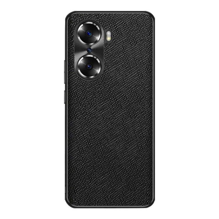 For Honor 60 Cross Texture PU Leather Phone Case