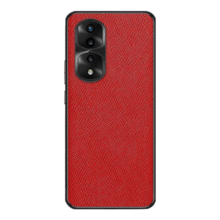For Honor 70 Pro Cross Texture PU Leather Phone Case