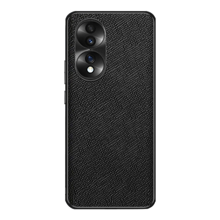 For Honor 70 Cross Texture PU Leather Phone Case