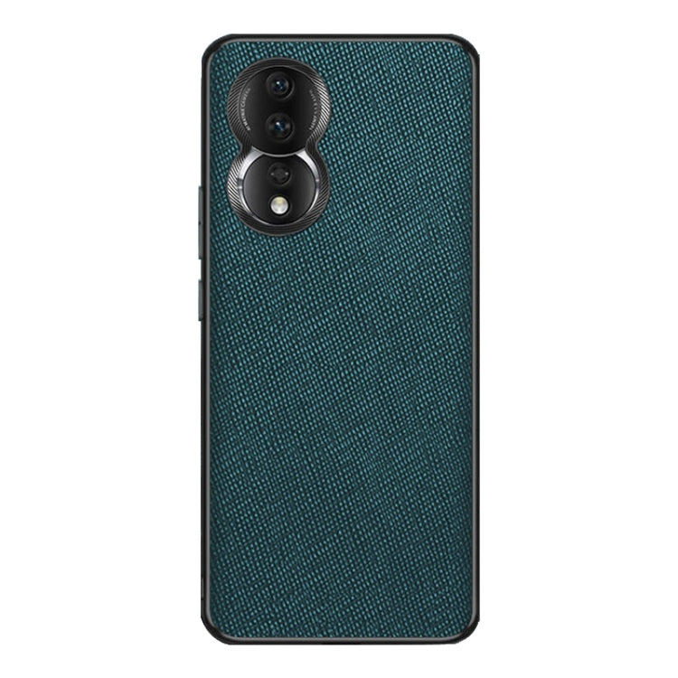 For Honor 80 Cross Texture PU Leather Phone Case