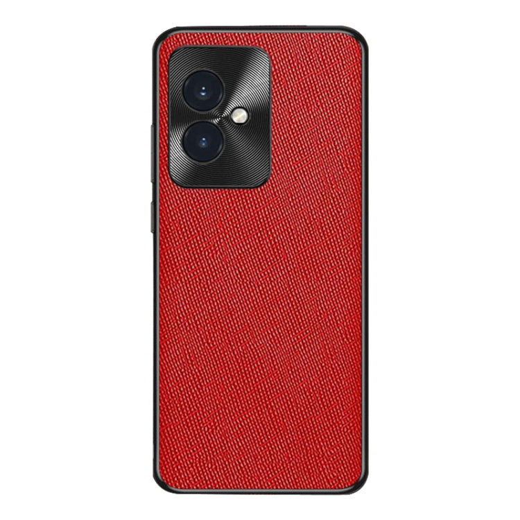 For Honor 100 Cross Texture PU Leather Phone Case