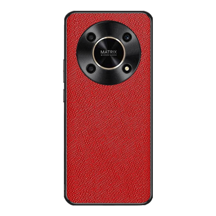For Honor X30 Cross Texture PU Leather Phone Case