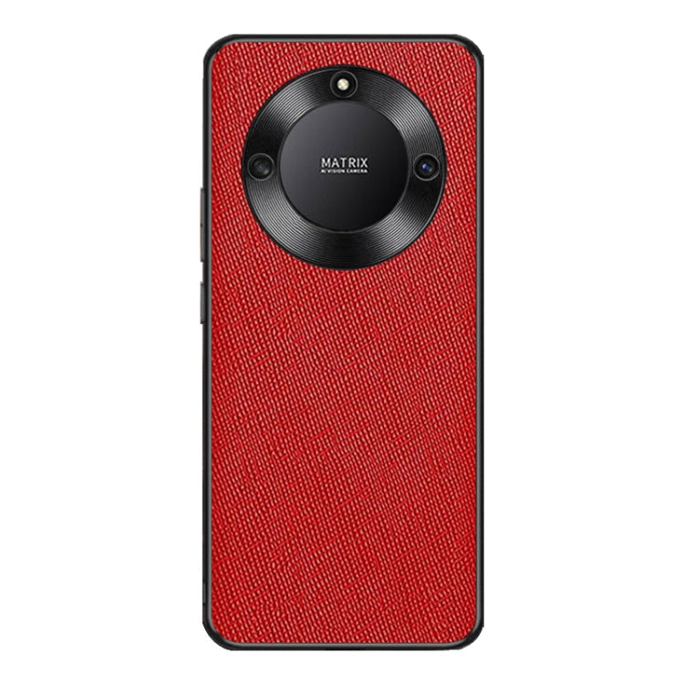 For Honor X40 Cross Texture PU Leather Phone Case