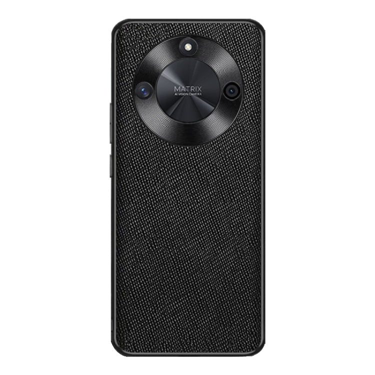 For Honor X50 Cross Texture PU Leather Phone Case