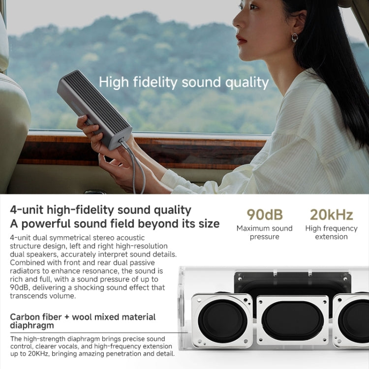 Xiaomi Sound Move Portable Bluetooth Speaker, US Plug - Silver Grey