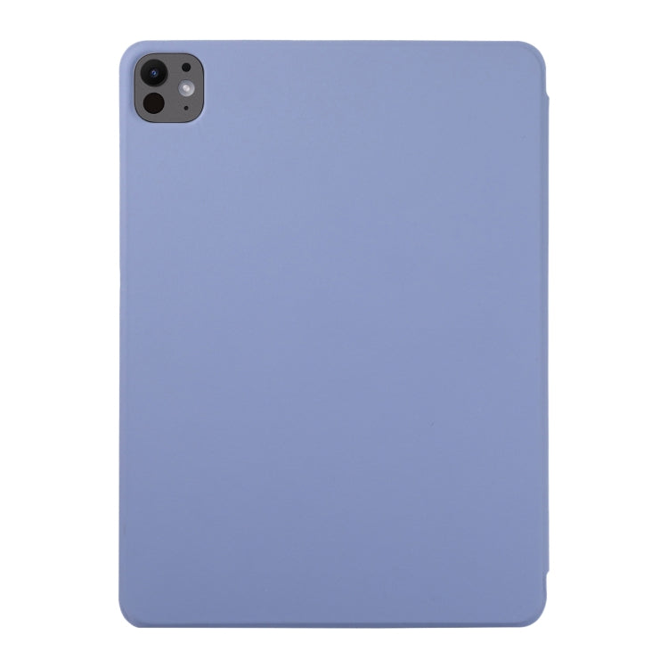 For iPad Pro 11 2025 / 2024 Double-sided Clip Non-buckle Magnetic PU Smart Tablet Case