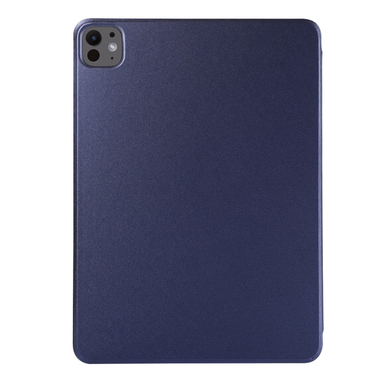For iPad Pro 11 2025 / 2024 Double-sided Clip Non-buckle Magnetic PU Smart Tablet Case
