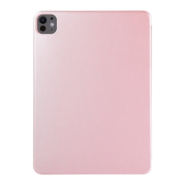 For iPad Pro 11 2025 / 2024 Double-sided Clip Non-buckle Magnetic PU Smart Tablet Case