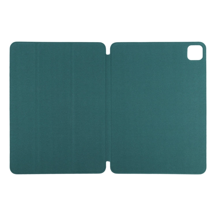 For iPad Pro 11 2025 / 2024 Double-sided Clip Non-buckle Magnetic PU Smart Tablet Case