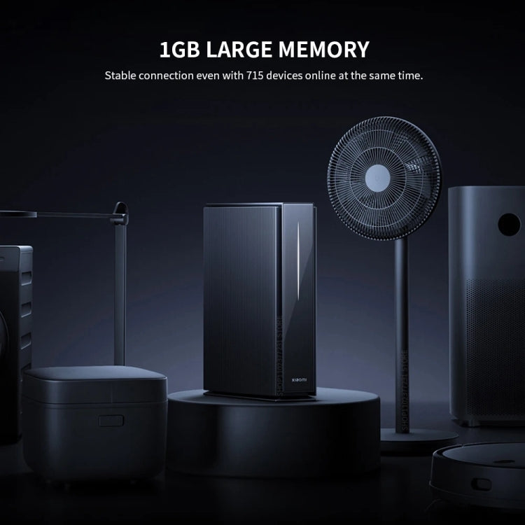 Xiaomi BE6500 Pro WiFi7 Dual Band 8-channel Independent Signal Amplifier 1GB Memory Router, US Plug - Black