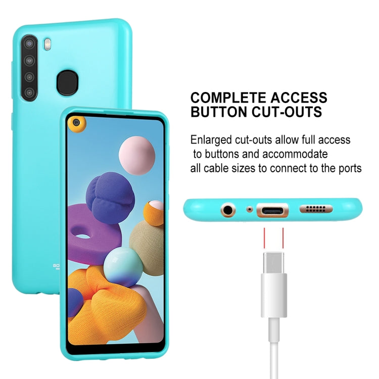 GOOSPERY JELLY Full Coverage Soft Case For Samsung Galaxy A21