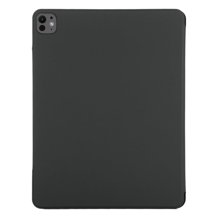 For iPad Pro 13 2025 / 2024 Double-sided Clip Fixed Buckle Magnetic PU Leather Smart Tablet Case