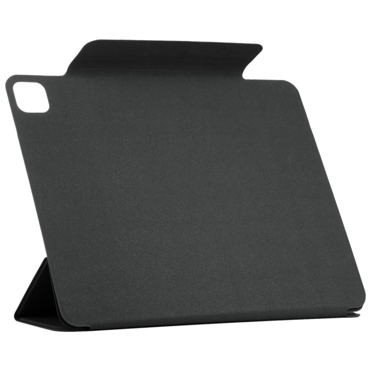 For iPad Pro 13 2025 / 2024 Double-sided Clip Fixed Buckle Magnetic PU Leather Smart Tablet Case