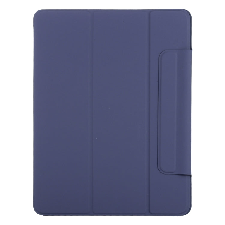 For iPad Pro 13 2025 / 2024 Double-sided Clip Fixed Buckle Magnetic PU Leather Smart Tablet Case