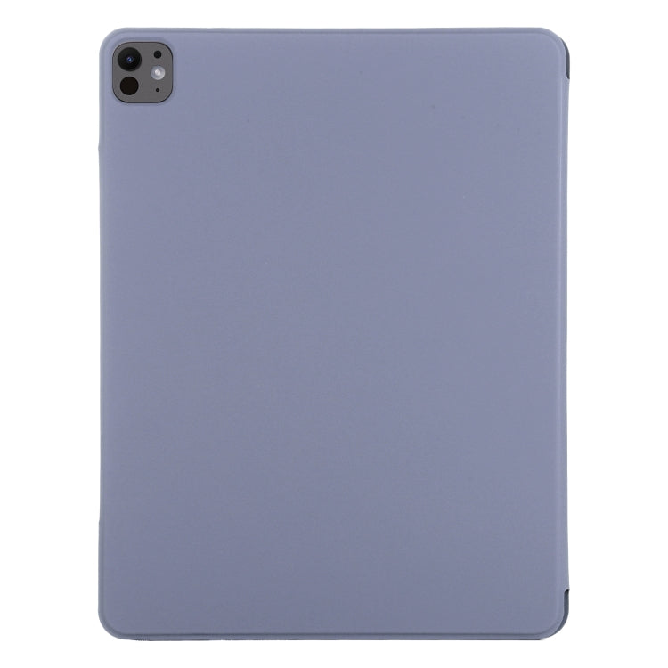 For iPad Pro 13 2025 / 2024 Double-sided Clip Fixed Buckle Magnetic PU Leather Smart Tablet Case