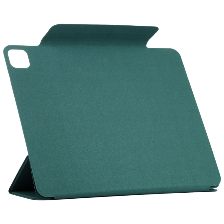 For iPad Pro 13 2025 / 2024 Double-sided Clip Fixed Buckle Magnetic PU Leather Smart Tablet Case