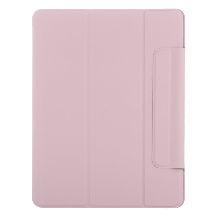 For iPad Pro 13 2025 / 2024 Double-sided Clip Fixed Buckle Magnetic PU Leather Smart Tablet Case