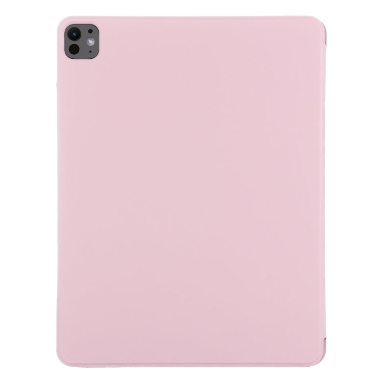 For iPad Pro 13 2025 / 2024 Double-sided Clip Fixed Buckle Magnetic PU Leather Smart Tablet Case