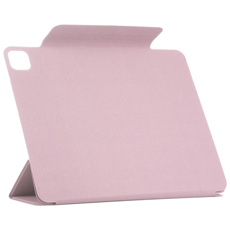For iPad Pro 13 2025 / 2024 Double-sided Clip Fixed Buckle Magnetic PU Leather Smart Tablet Case