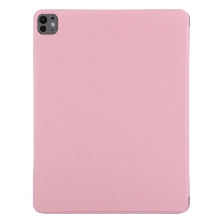 For iPad Pro 13 2025 / 2024 Double-sided Clip Fixed Buckle Magnetic PU Leather Smart Tablet Case