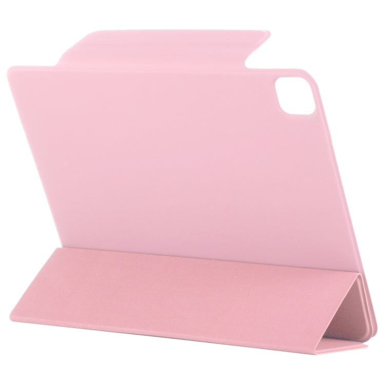 For iPad Pro 13 2025 / 2024 Double-sided Clip Fixed Buckle Magnetic PU Leather Smart Tablet Case