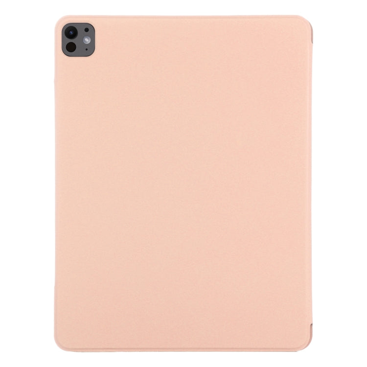 For iPad Pro 13 2025 / 2024 Double-sided Clip Fixed Buckle Magnetic PU Leather Smart Tablet Case