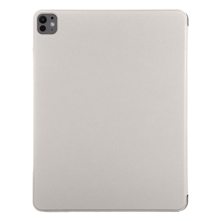 For iPad Pro 13 2025 / 2024 Double-sided Clip Fixed Buckle Magnetic PU Leather Smart Tablet Case