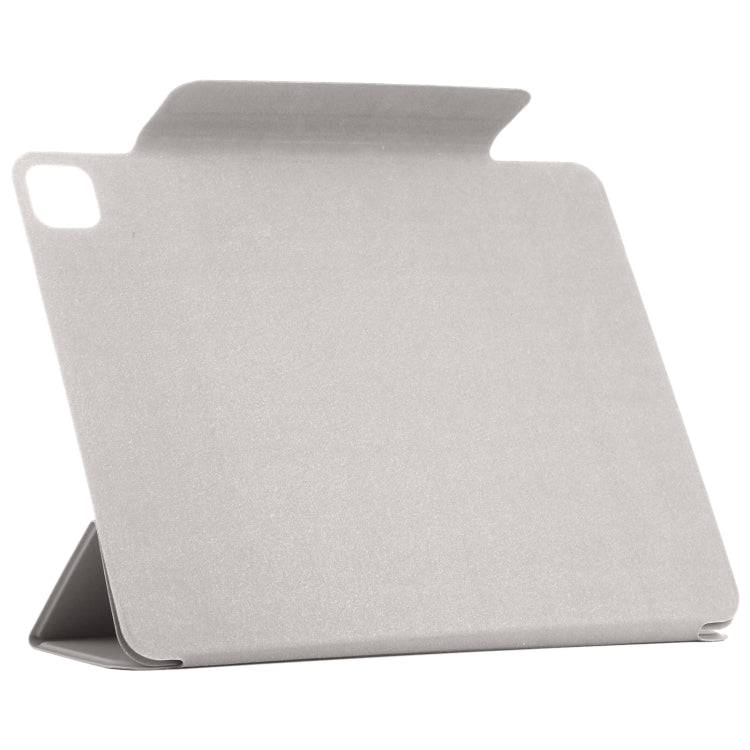 For iPad Pro 13 2025 / 2024 Double-sided Clip Fixed Buckle Magnetic PU Leather Smart Tablet Case