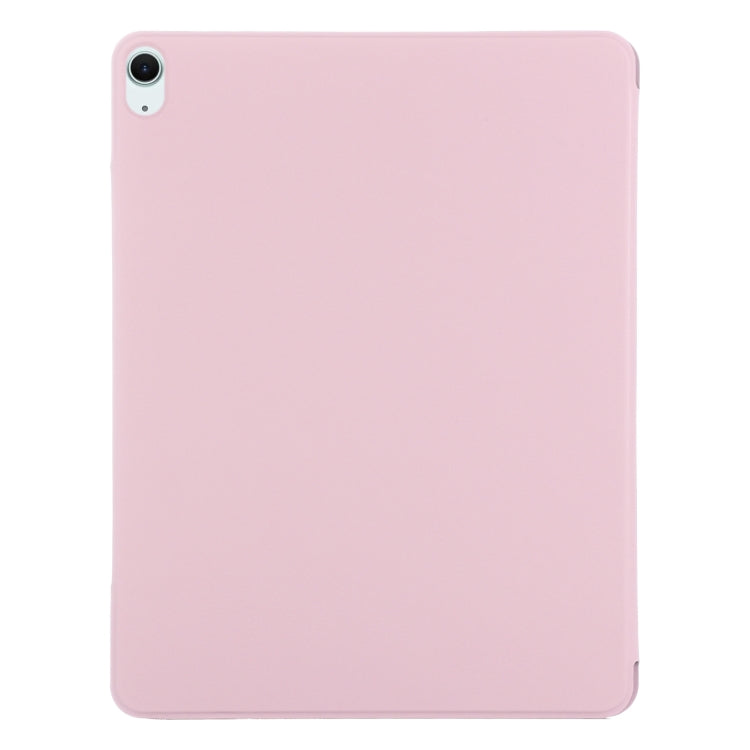 For iPad Air 11 2026 / 2025 / 2024 Double-sided Clip Fixed Buckle Magnetic PU Leather Smart Tablet Case