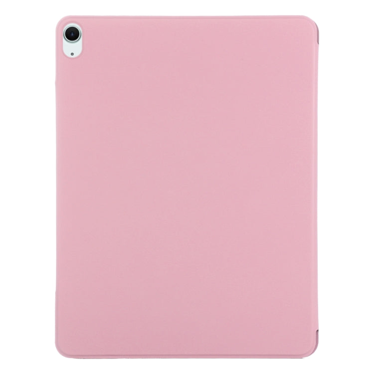 For iPad Air 11 2026 / 2025 / 2024 Double-sided Clip Fixed Buckle Magnetic PU Leather Smart Tablet Case
