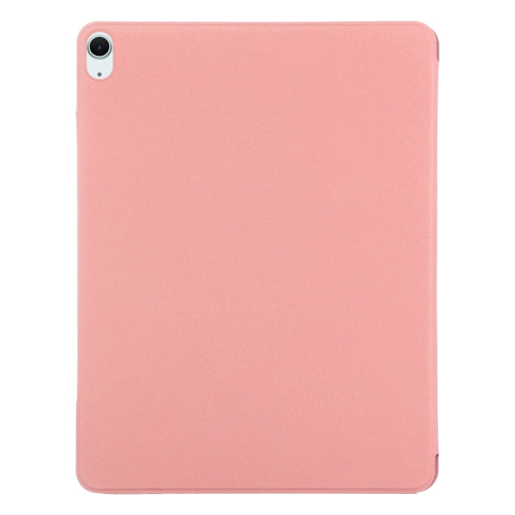 For iPad Air 11 2026 / 2025 / 2024 Double-sided Clip Fixed Buckle Magnetic PU Leather Smart Tablet Case