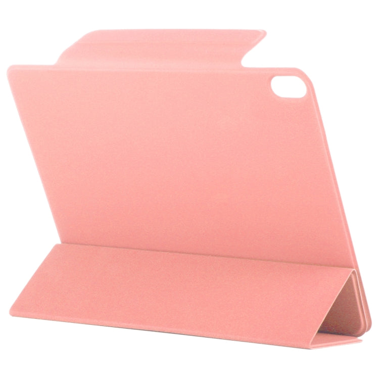 For iPad Air 11 2026 / 2025 / 2024 Double-sided Clip Fixed Buckle Magnetic PU Leather Smart Tablet Case