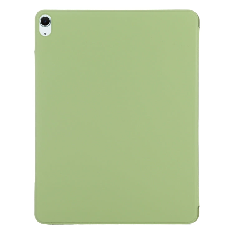 For iPad Air 11 2026 / 2025 / 2024 Double-sided Clip Fixed Buckle Magnetic PU Leather Smart Tablet Case