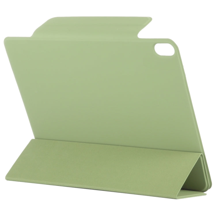 For iPad Air 11 2026 / 2025 / 2024 Double-sided Clip Fixed Buckle Magnetic PU Leather Smart Tablet Case