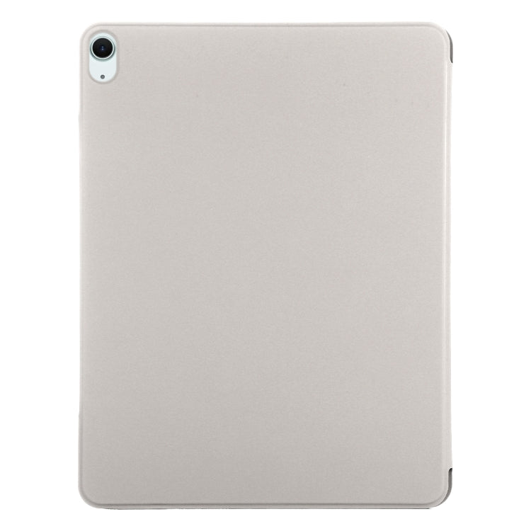 For iPad Air 11 2026 / 2025 / 2024 Double-sided Clip Fixed Buckle Magnetic PU Leather Smart Tablet Case