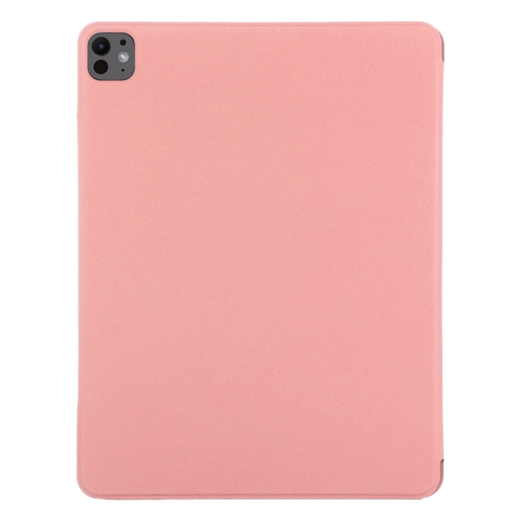 For iPad Pro 11 2025 / 2024 Double-sided Clip Fixed Buckle Magnetic PU Leather Smart Tablet Case