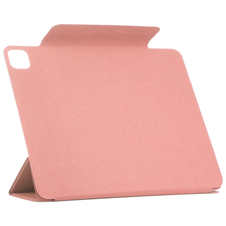 For iPad Pro 11 2025 / 2024 Double-sided Clip Fixed Buckle Magnetic PU Leather Smart Tablet Case