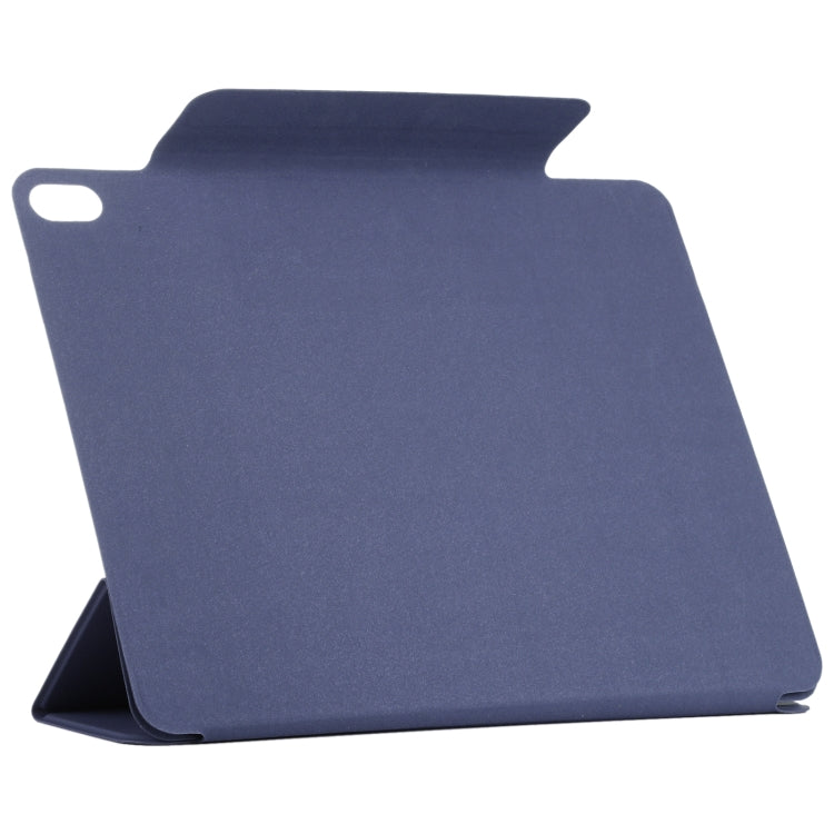 For iPad Air 13 2026 / 2025 / 2024 Double-sided Clip Fixed Buckle Magnetic PU Leather Smart Tablet Case