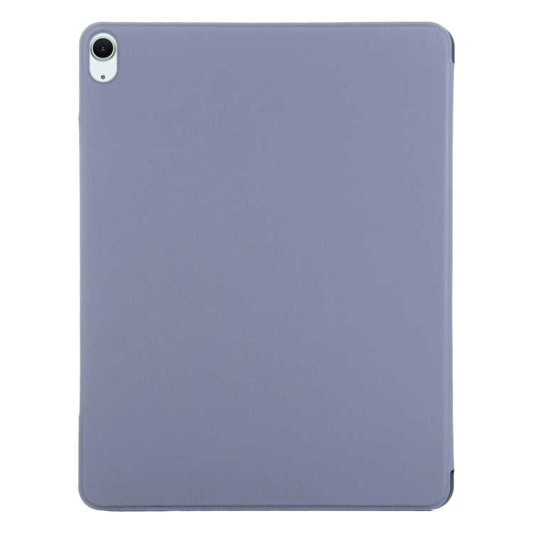 For iPad Air 13 2026 / 2025 / 2024 Double-sided Clip Fixed Buckle Magnetic PU Leather Smart Tablet Case