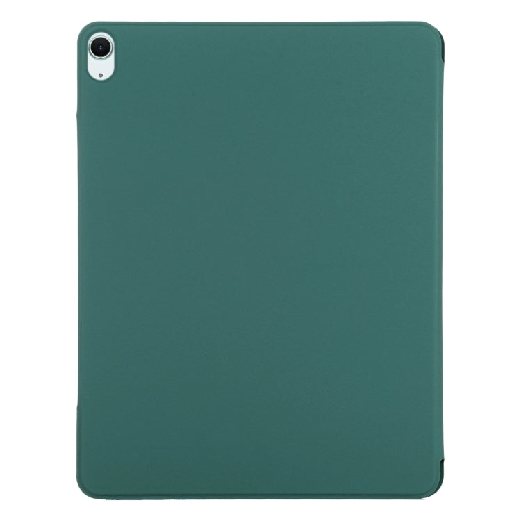 For iPad Air 13 2026 / 2025 / 2024 Double-sided Clip Fixed Buckle Magnetic PU Leather Smart Tablet Case
