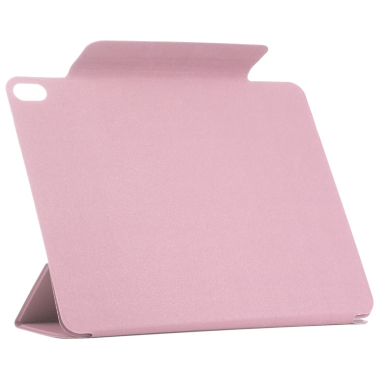 For iPad Air 13 2026 / 2025 / 2024 Double-sided Clip Fixed Buckle Magnetic PU Leather Smart Tablet Case
