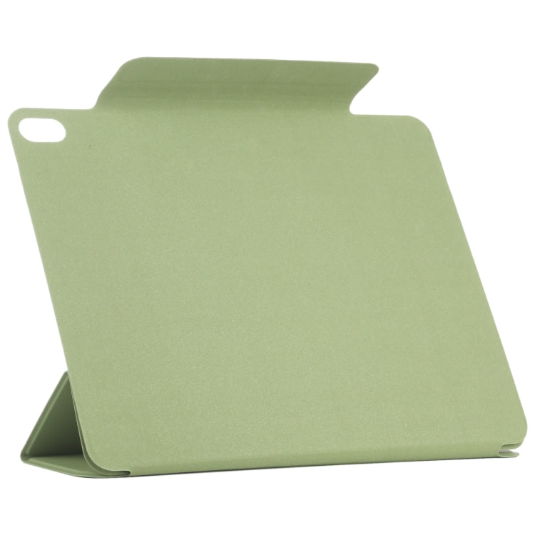 For iPad Air 13 2026 / 2025 / 2024 Double-sided Clip Fixed Buckle Magnetic PU Leather Smart Tablet Case