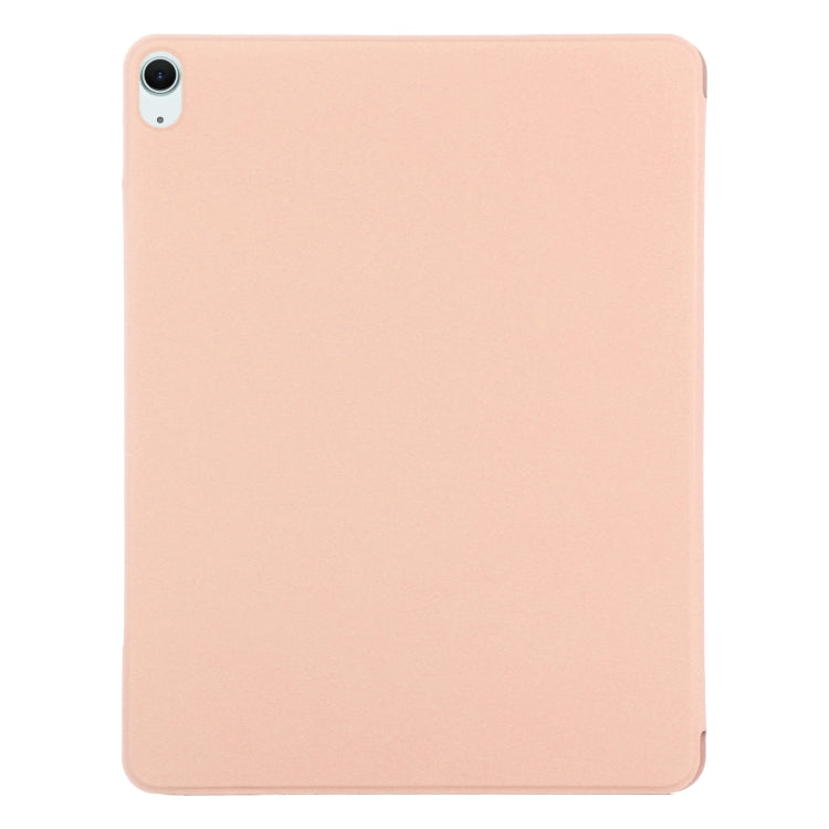 For iPad Air 13 2026 / 2025 / 2024 Double-sided Clip Fixed Buckle Magnetic PU Leather Smart Tablet Case